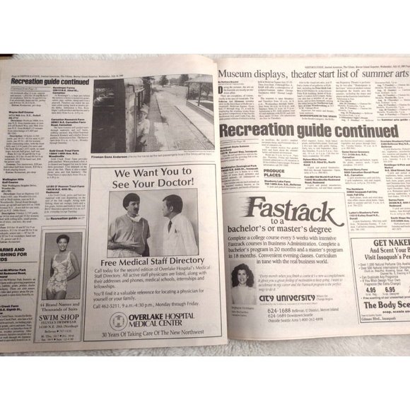 Eastside Guide Newspaper Goodwill Games Edition July 18, 1990 Fairs Dining Sight - Picture 3 of 4